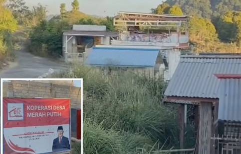 Viral! KDMP di Modoinding Berdiri di Depan Pekuburan, Warganet: Kok Dibangun di Kampung Wowo?