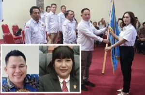 Dilantik Pimpin PWI Tomohon, Terry Wagiu Terima Ucapan Selamat dari Dua Anggota DPRD Sulut