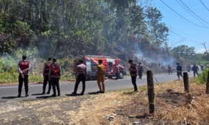 Kebakaran Lahan di Malalayang Dua Berhasil Dijinakkan, Permukiman Warga Selamat