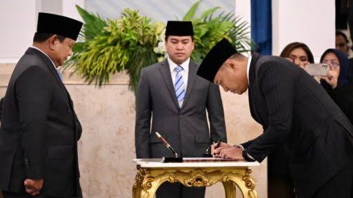 Prabowo Lantik Sudaryono Pimpin BGN, Era Baru Program Makan Bergizi Dimulai