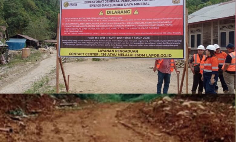 Ditjen Gakkum Pasang Plang di Boltim Denda Rp100 Miliar Mengintai Rahman Salehe