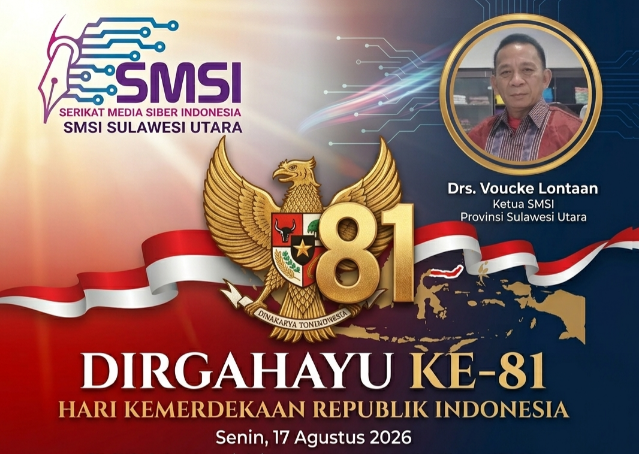 SMSI Sulut Ajak Insan Pers Rawat Kemerdekaan dan Demokrasi