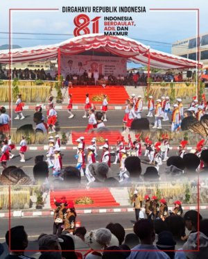 Parade Gerak Jalan SD GMIM VIII Tomohon Tampil Memukau di HUT RI ke-81