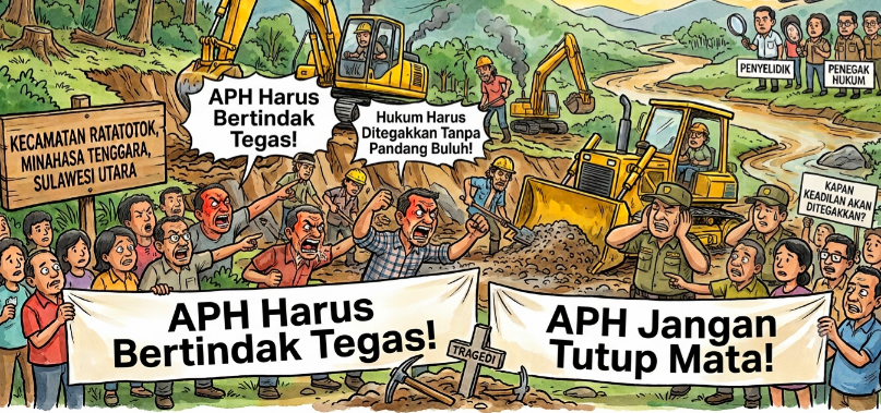 PETI Steven Mamahit Kian Menggurita di Ratatotok APH Diuji
