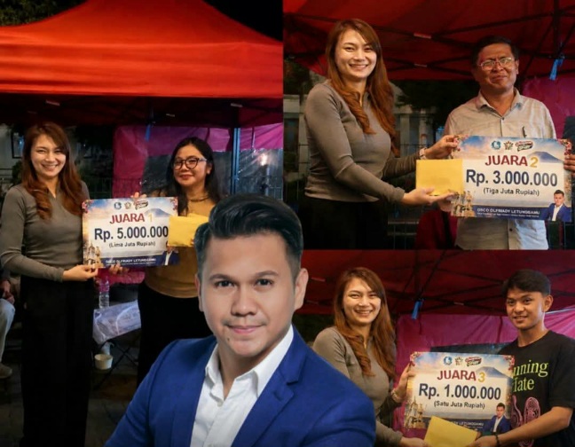 Wakili Osco, Nisia Tewu Serahkan Hadiah Pemenang Sayembara Float TIFF 2026