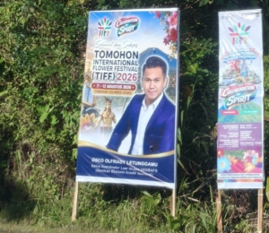 Osco ‘Kepung’ Tomohon dengan Baliho, Ternyata Ini Maksudnya