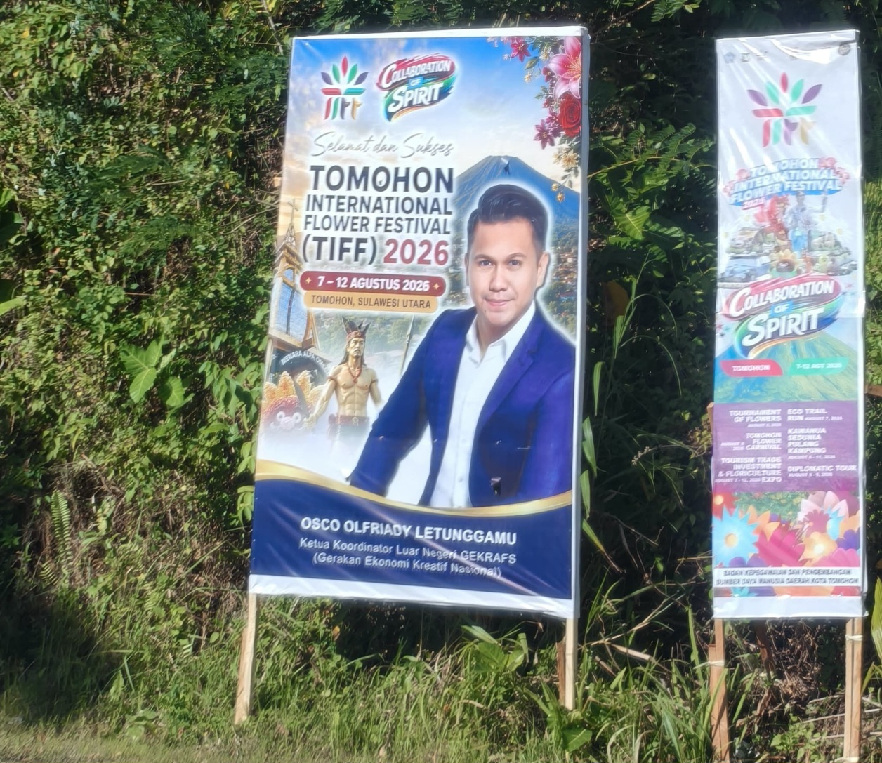 Osco ‘Kepung’ Tomohon dengan Baliho, Ternyata Ini Maksudnya