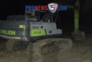 Diduga Terlibat PETI, Aktivitas PT SMG Tanoyan Dihentikan Ditipidter Bareskrim Polri, Lima Excavator dan Operator Diamankan