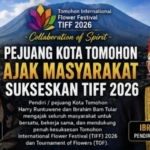 Pejuang Pembentukan Kota Tomohon Ajak Warga Sukseskan TIFF 2026