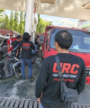 URC Polres Kotamobagu Intensifkan Patroli Cegah Gangguan Kamtibmas