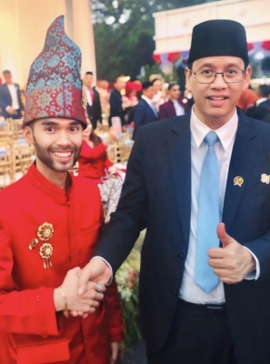 Indo juga bicara langsung dengan Menteri Keuangan RI, Purbaya Yudhi Sadewa, di VVIP Istana Merdeka.