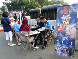 Sambut HUT ke-81, TNI Gelar Bhakti Kesehatan Gratis
