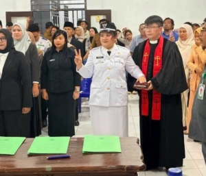 Christy Manossoh Dilantik Jadi Lurah Kotamobagu Ini Janjinya