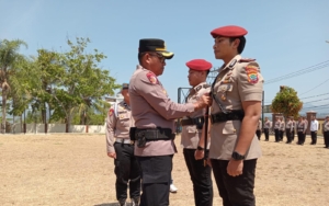 Kapolres Abdul Kholik Pimpin Sertijab Kasat Reskrim Polres Kotamobagu