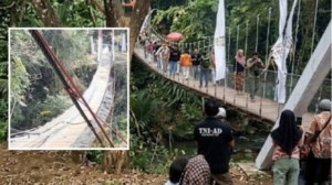 Baru Diresmikan Jembatan Pongpet Pangandaran Langsung Anjlok