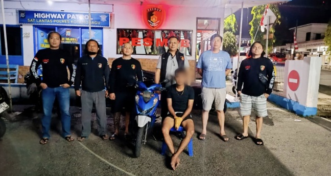 Residivis Curanmor RM Alias Iki Diringkus Tim URC Polres Kotamobagu di Bolsel
