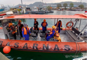 Polisi dan Basarnas Perkuat Pencarian 5 Wartawan dan 3 Kru Kapal yang Hilang Kontak di Selat Sunda