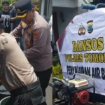 Kapolres Tomohon Turun Tangan Salurkan Air Bersih ke Warga di Tengah Ancaman Kemarau.