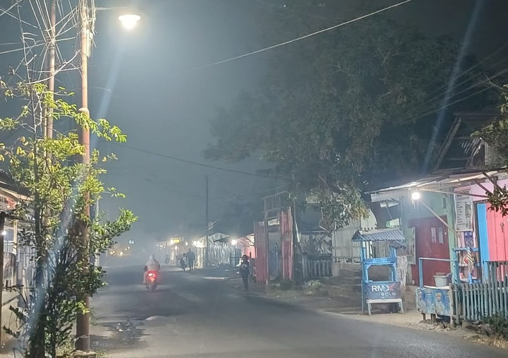 Asap Karhutla Gunung Klabat Kepung Desa Laikit Bikin Warga Sesak dan Pengap